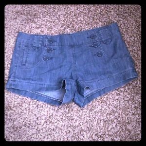 Forever21 sailor style jean short shorts